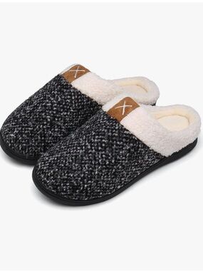 Women’s Memory Foam Slippers, Sz 9-10*